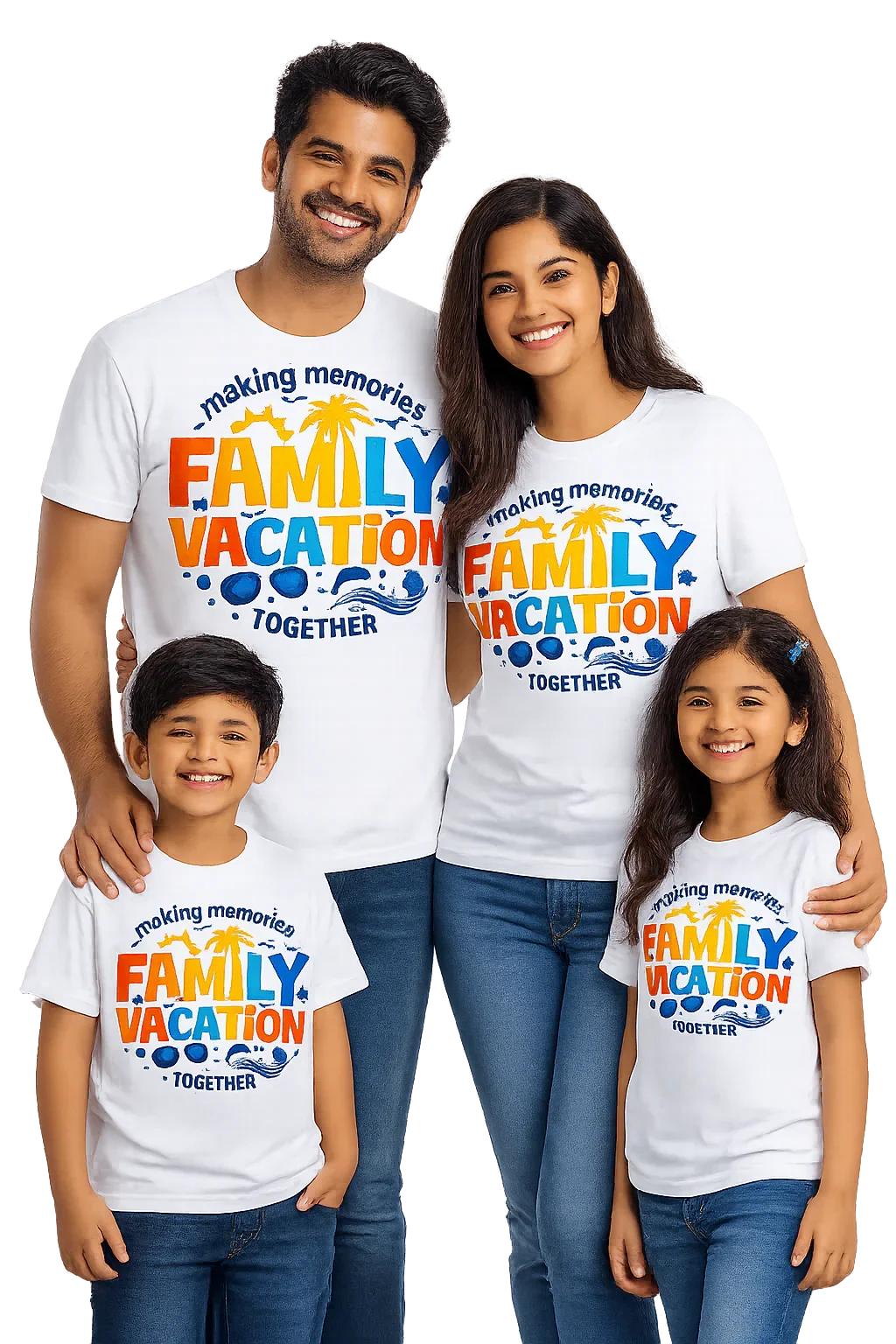 Family Vacation Group T-Shirt - White / S family trip tshirt,family vacation matching tshirt,travel matching tshirt