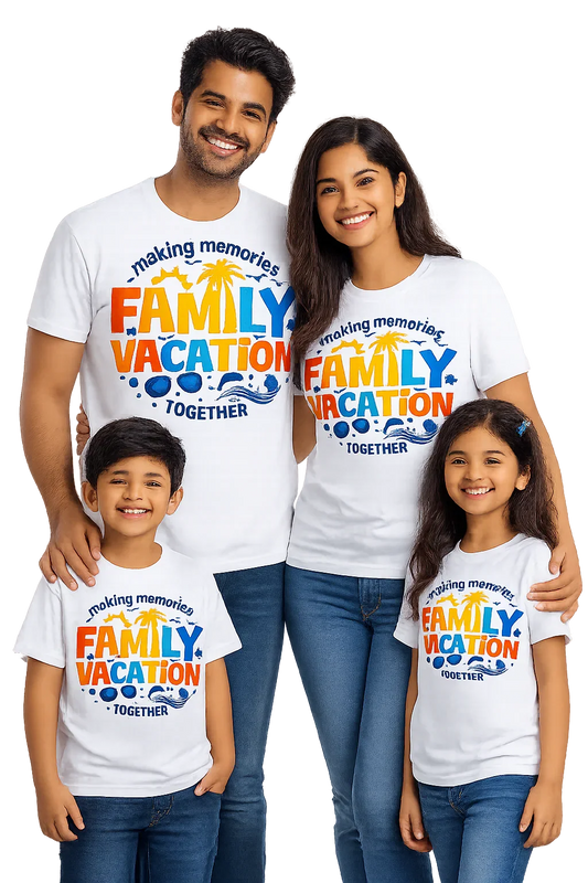 Family Vacation Group T-Shirt - White / S family trip tshirt,family vacation matching tshirt,travel matching tshirt