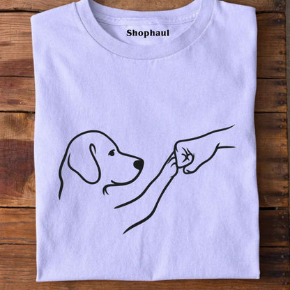 Dog First Bump Unisex T-Shirt - The Shophaul Designs