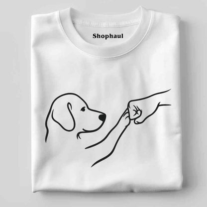 Dog First Bump Unisex T-Shirt - The Shophaul Designs