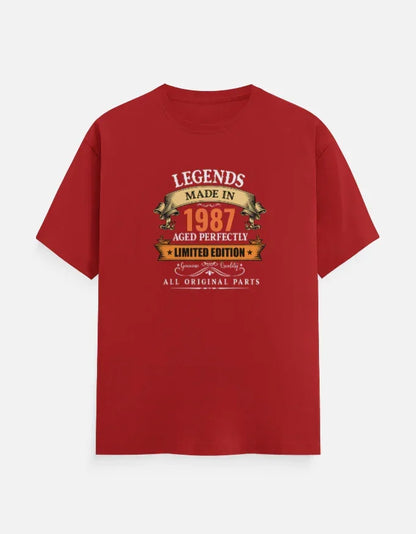 Legends Made in 1987 T-Shirt The Shophaul Designs