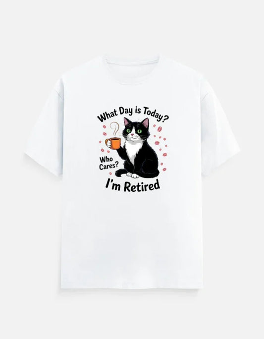 I'M Retired Cat T-Shirt