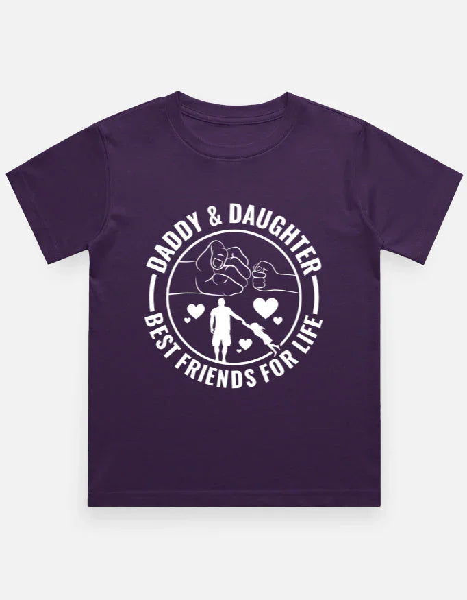 Dad Daughter Best Friends for Life Combo Matching T-Shirt dad daughter, Fly Bundles, Fly Bundles Parent Product