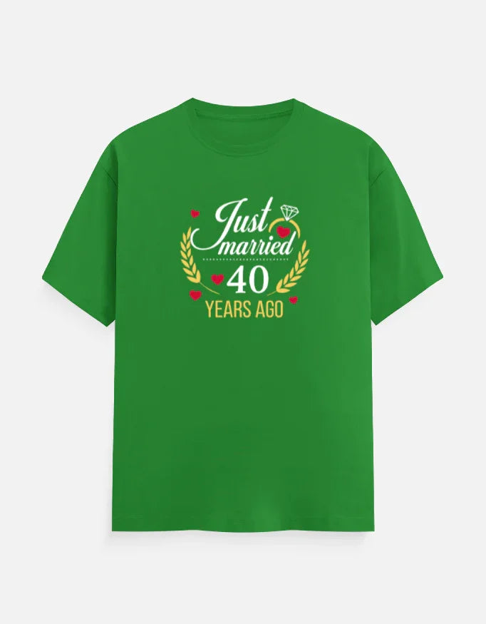 40th anniversary T-Shirt for Couples The Shophaul Designs
