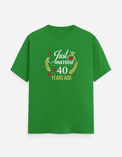 40th anniversary T-Shirt for Couples The Shophaul Designs
