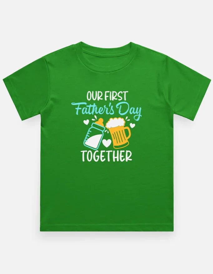 Our First Fathers day Matching Combo T-Shirt Our First Fathers day Matching Combo T-Shirt - Default Title
