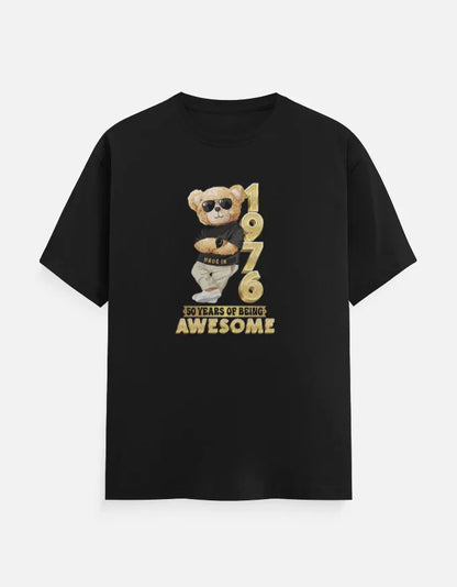 1976 | 50 Years of Being Awesome Teddy Bear Men T-Shirt