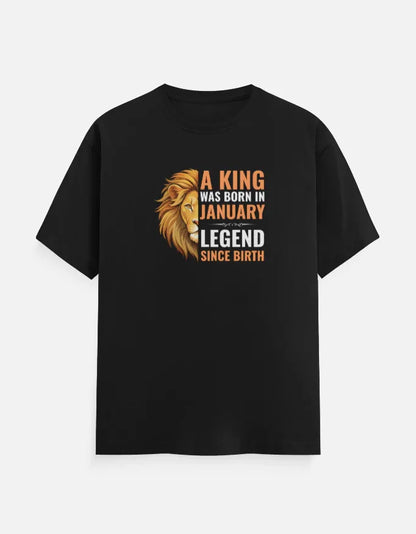 A King was Born in January T-Shirt