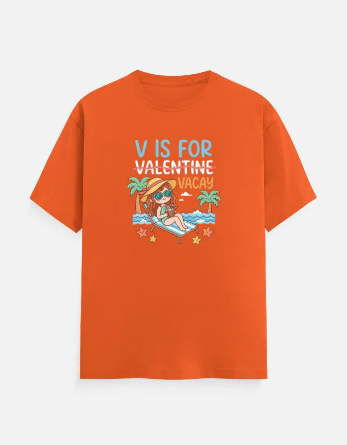 Vis for Vacay Beach T-Shirt - Red / S