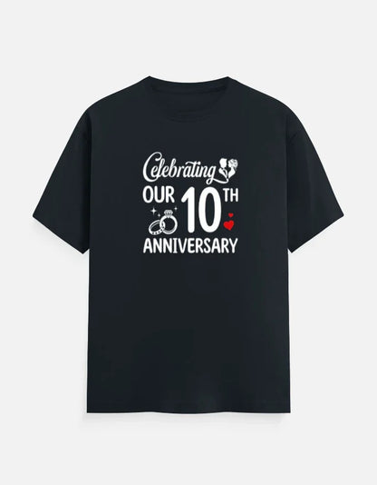 10 year anniversary T-Shirt - Navy Blue / S