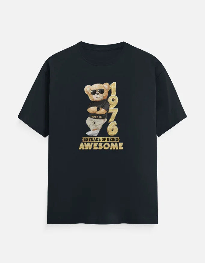 1976 | 50 Years of Being Awesome Teddy Bear Men T-Shirt