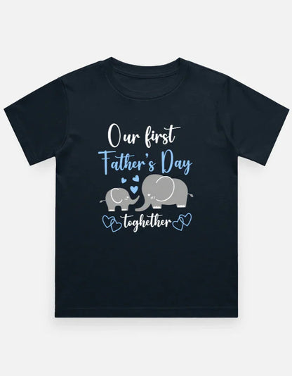 Our First Fathers day Together Matching T-Shirt Our First Fathers day Together Matching T-Shirt - Default Title