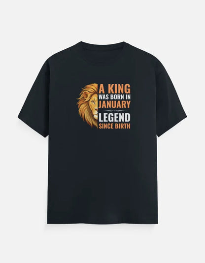 A King was Born in January T-Shirt