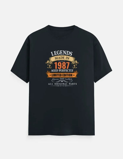 Legends Made in 1987 T-Shirt The Shophaul Designs