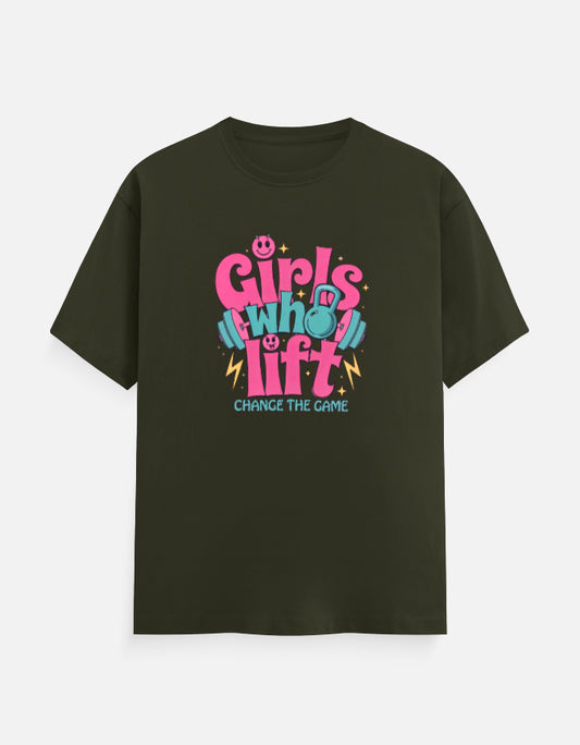 Girls Who Lift Change the Game T-Shirt