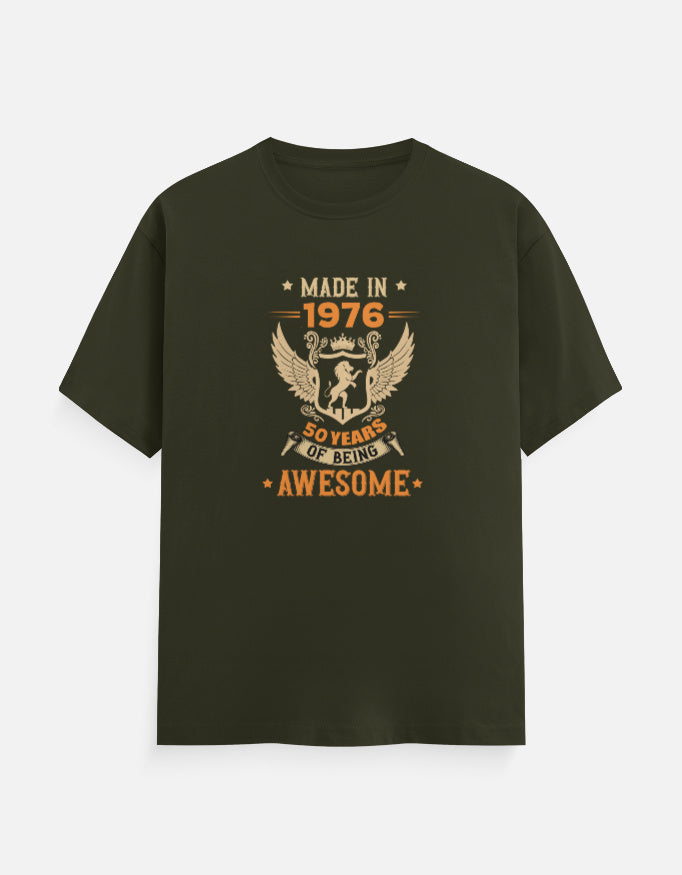 Made in 1976 | 50 Years of being Awesome T-Shirt
