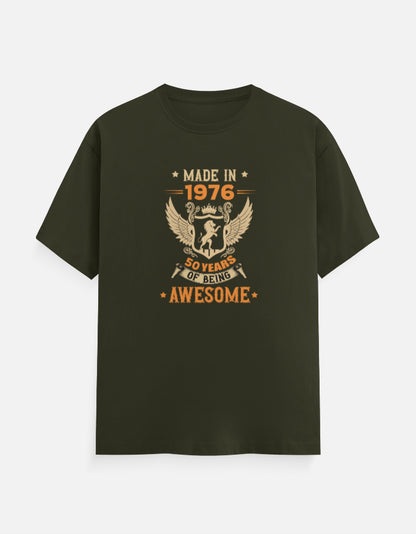 Made in 1976 | 50 Years of being Awesome T-Shirt