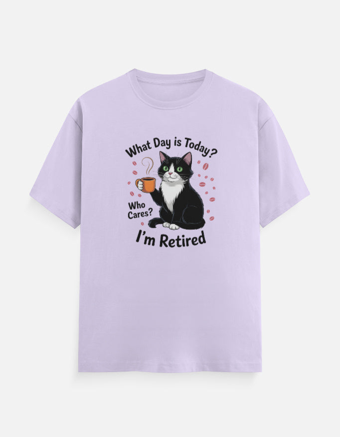 I'M Retired Cat T-Shirt