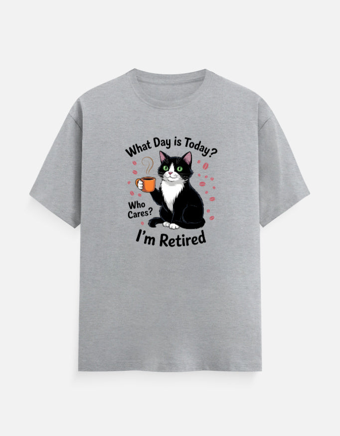 I'M Retired Cat T-Shirt