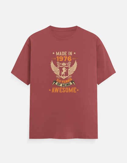 Made in 1976 | 50 Years of being Awesome T-Shirt