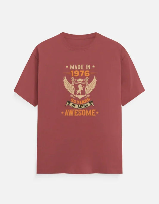 Made in 1976 | 50 Years of being Awesome T-Shirt