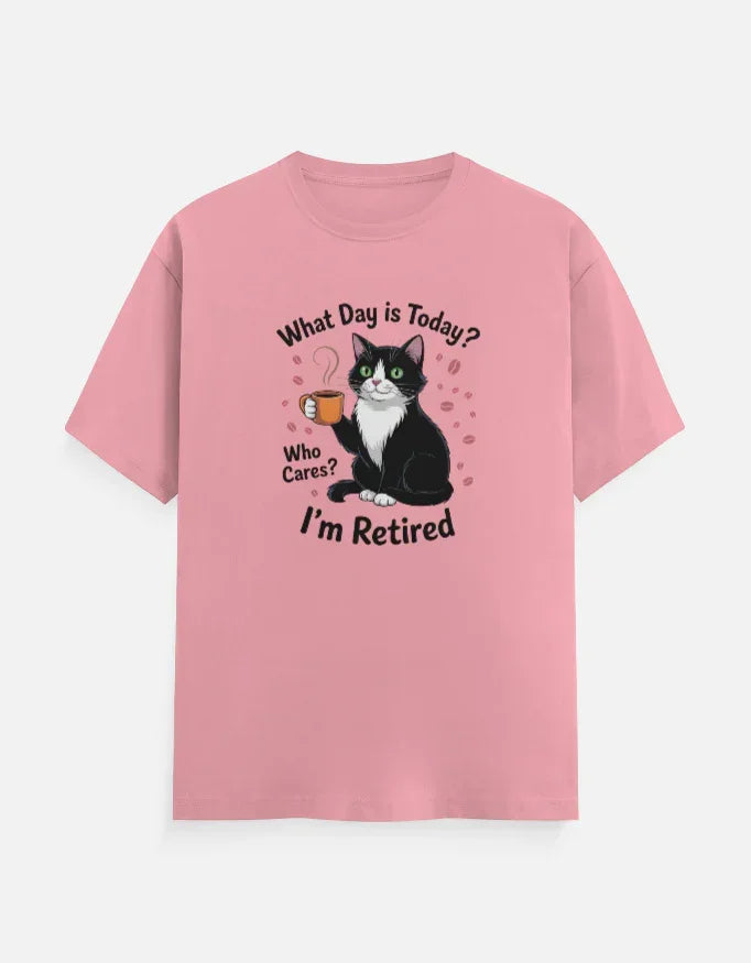 I'M Retired Cat T-Shirt