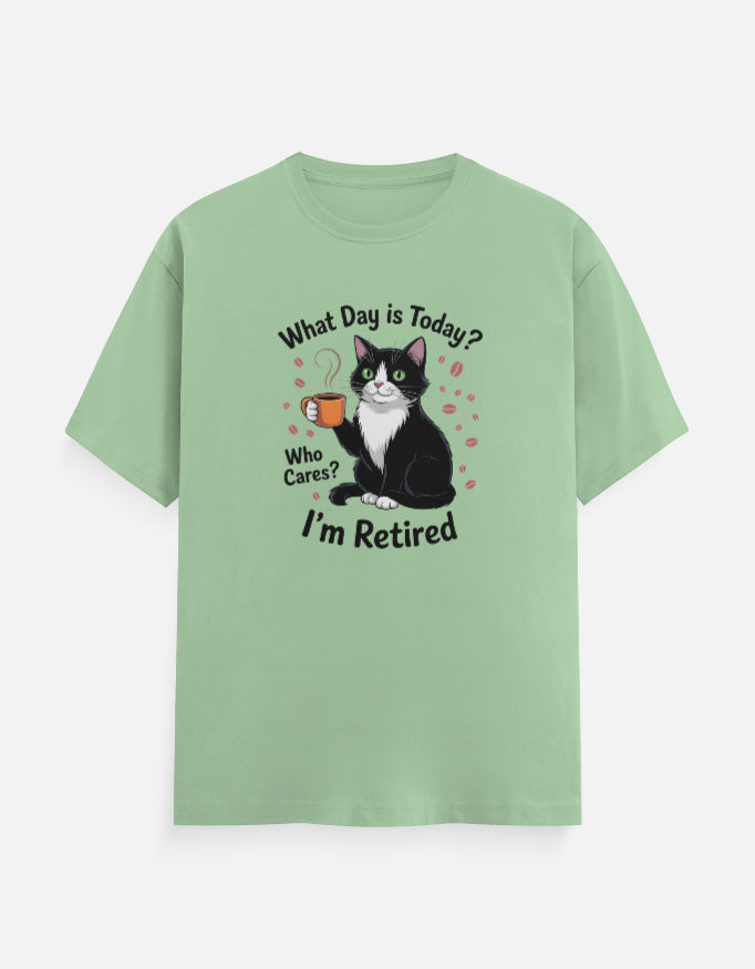 I'M Retired Cat T-Shirt