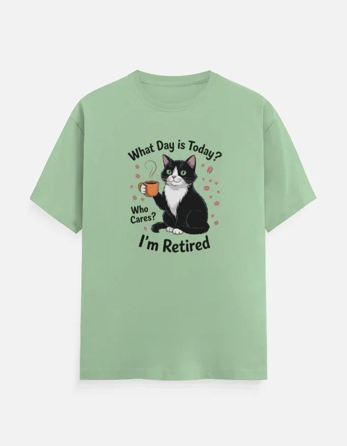 I'M Retired Cat T-Shirt
