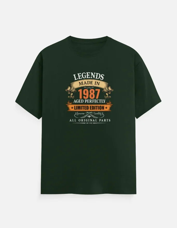 Legends Made in 1987 T-Shirt The Shophaul Designs