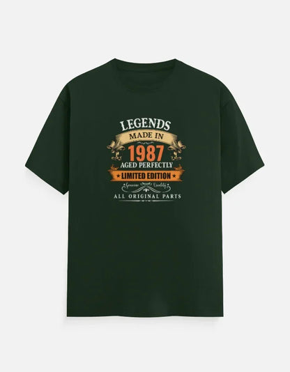Legends Made in 1987 T-Shirt The Shophaul Designs