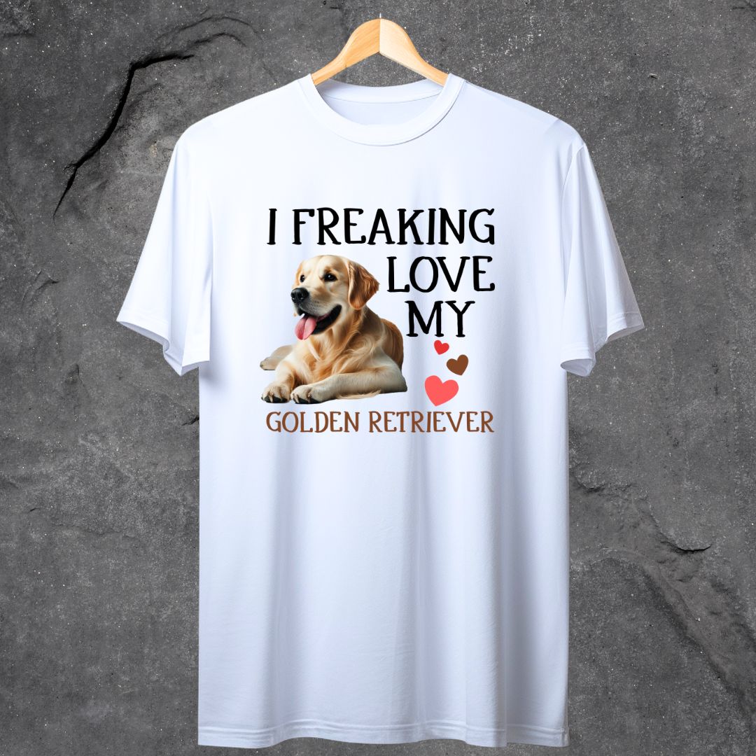 I Love GoldenRetriver Dog T-Shirt