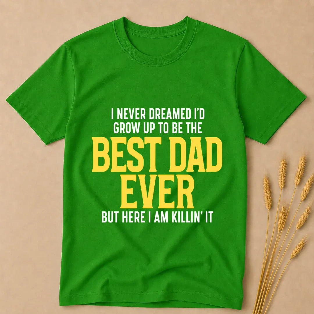 Best dad Ever T-Shirt Best dad Ever T-Shirt - Flag Green / S