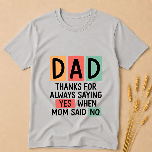 Funny Dad T-Shirt Funny Dad T-Shirt - Grey Melange / S