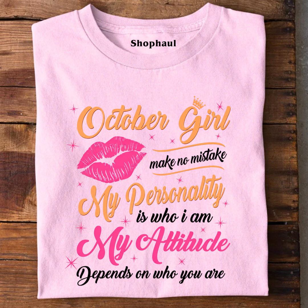 October Girl T-Shirt for Women