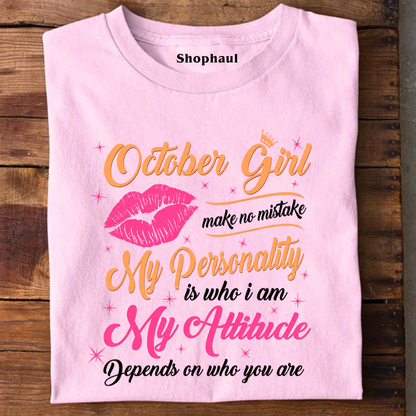 October Girl T-Shirt for Women