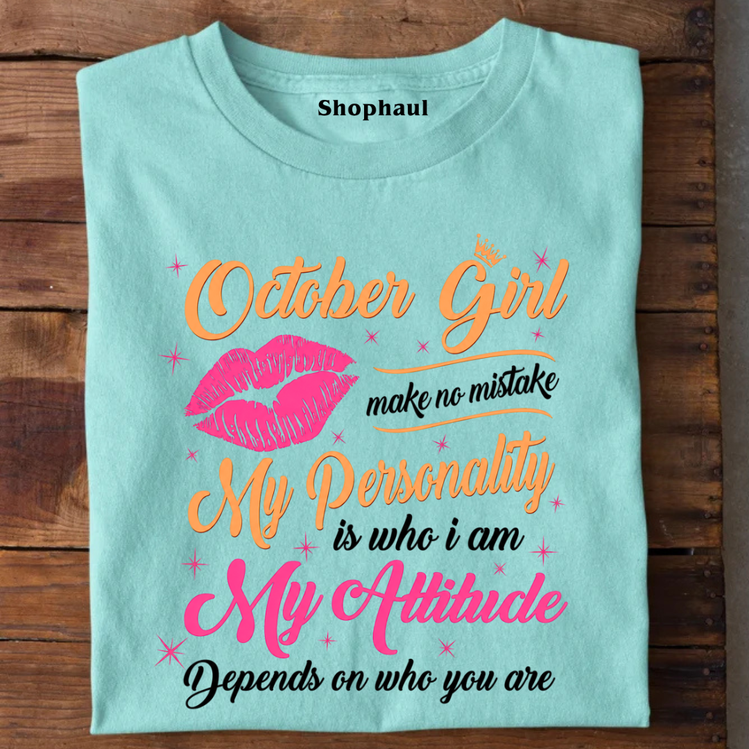 October Girl T-Shirt for Women