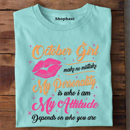 October Girl T-Shirt for Women