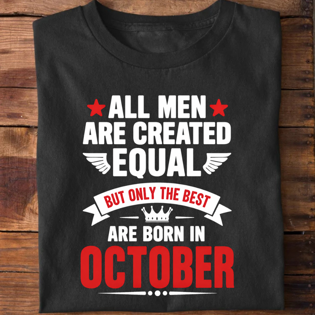 Best Born in October T-Shirt