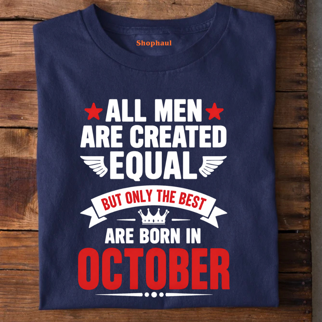 Best Born in October T-Shirt