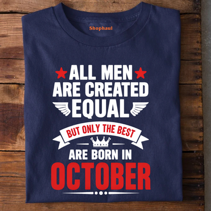 Best Born in October T-Shirt