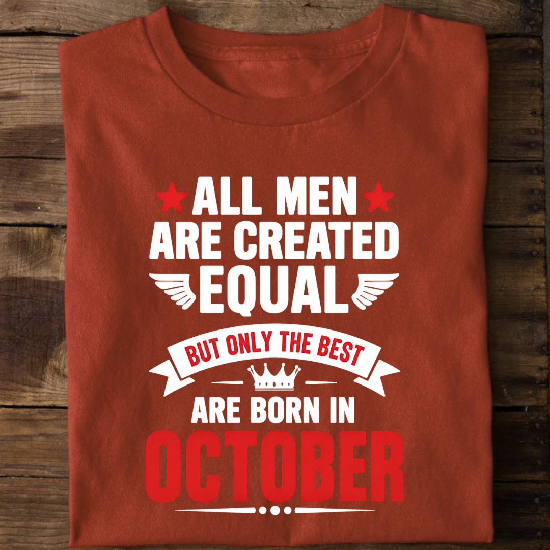 Best Born in October T-Shirt