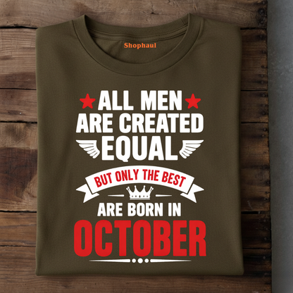 Best Born in October T-Shirt