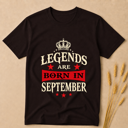 Legends are Born in September T-Shirt