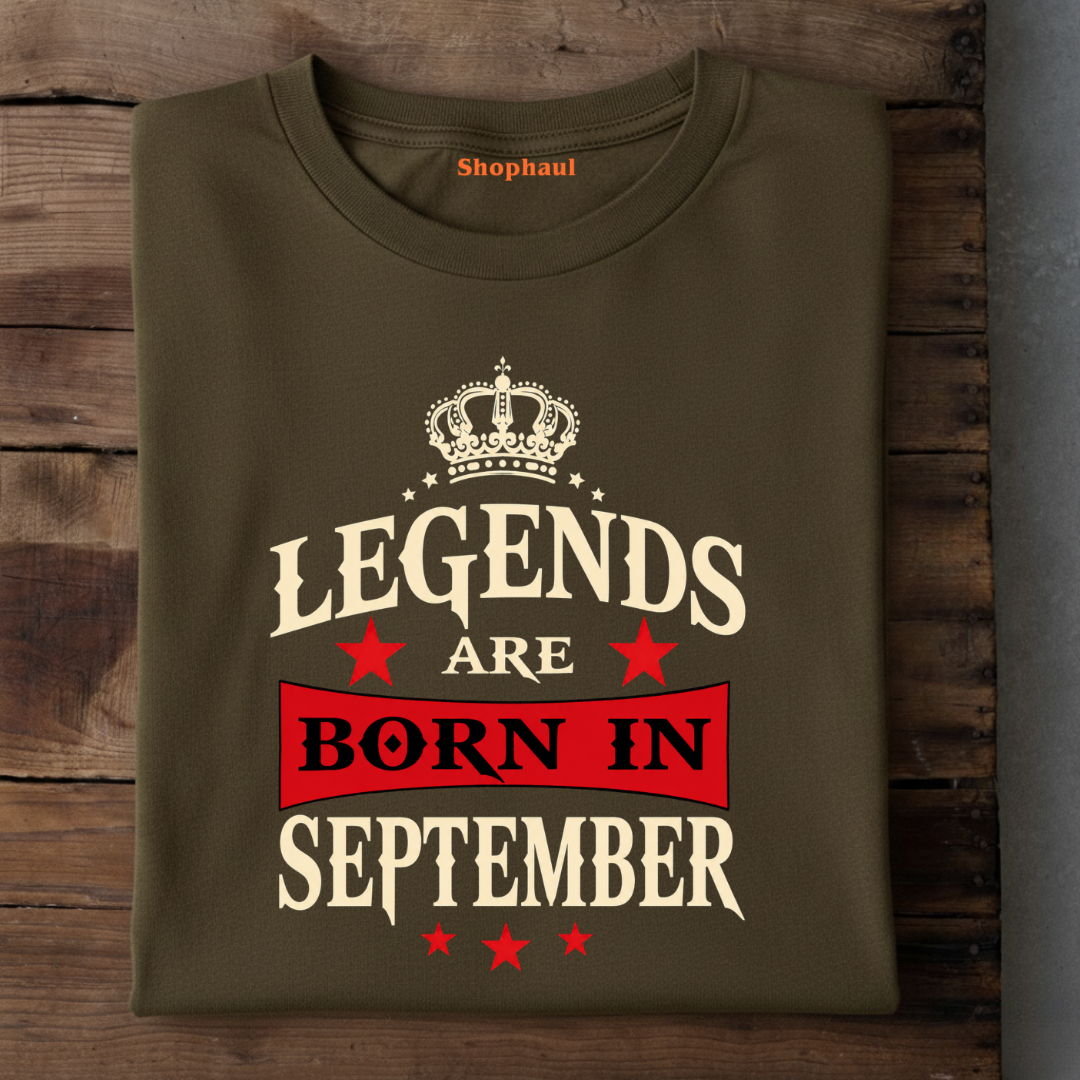 Legends are Born in September T-Shirt