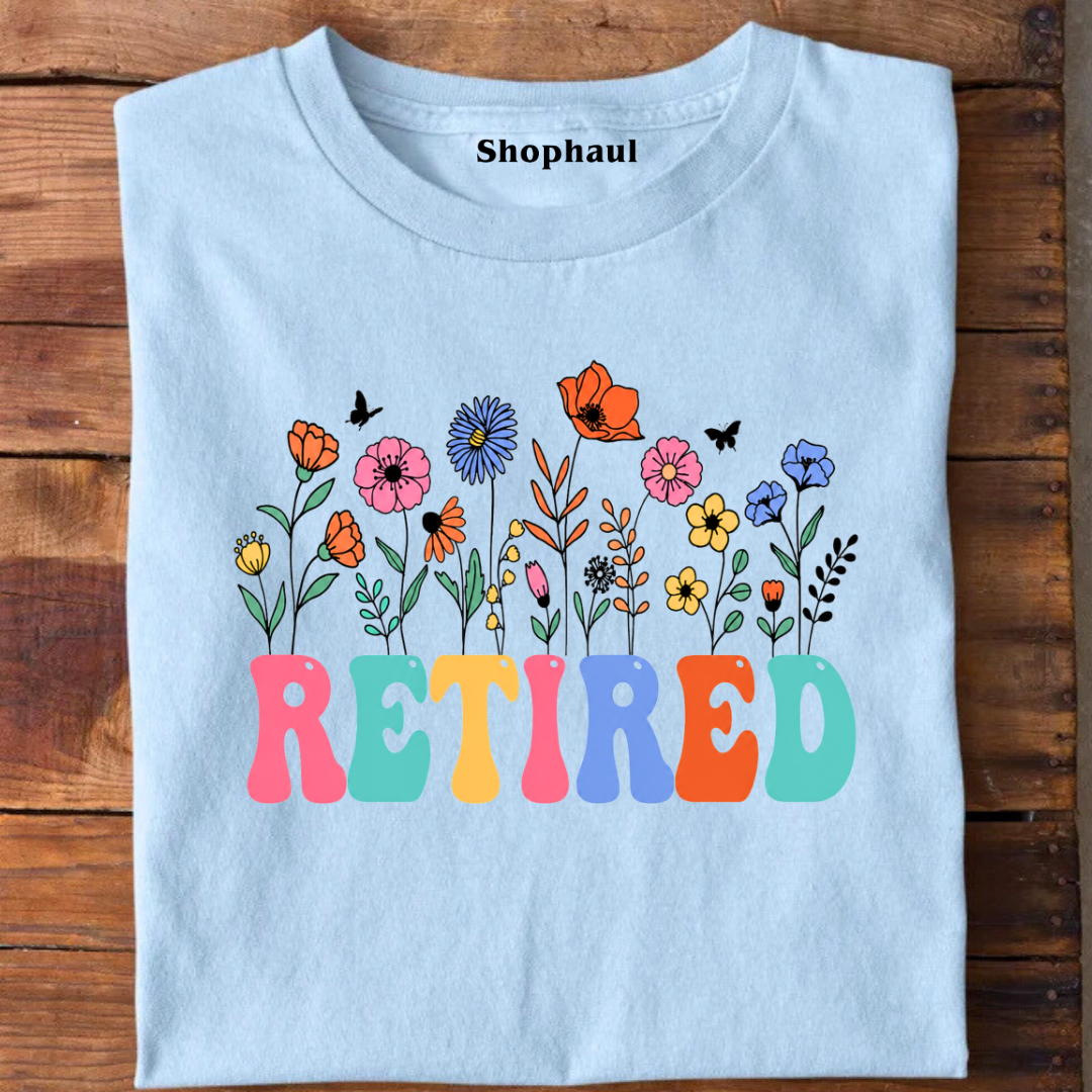 Retired Floral T-Shirt
