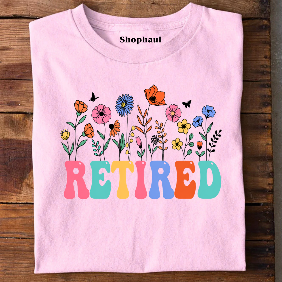 Retired Floral T-Shirt