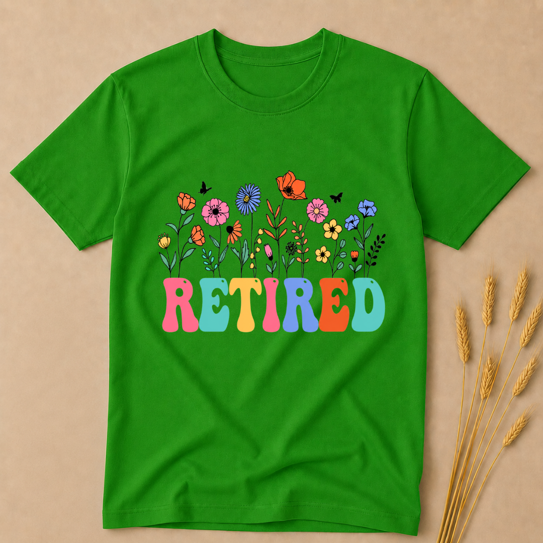 Retired Floral T-Shirt