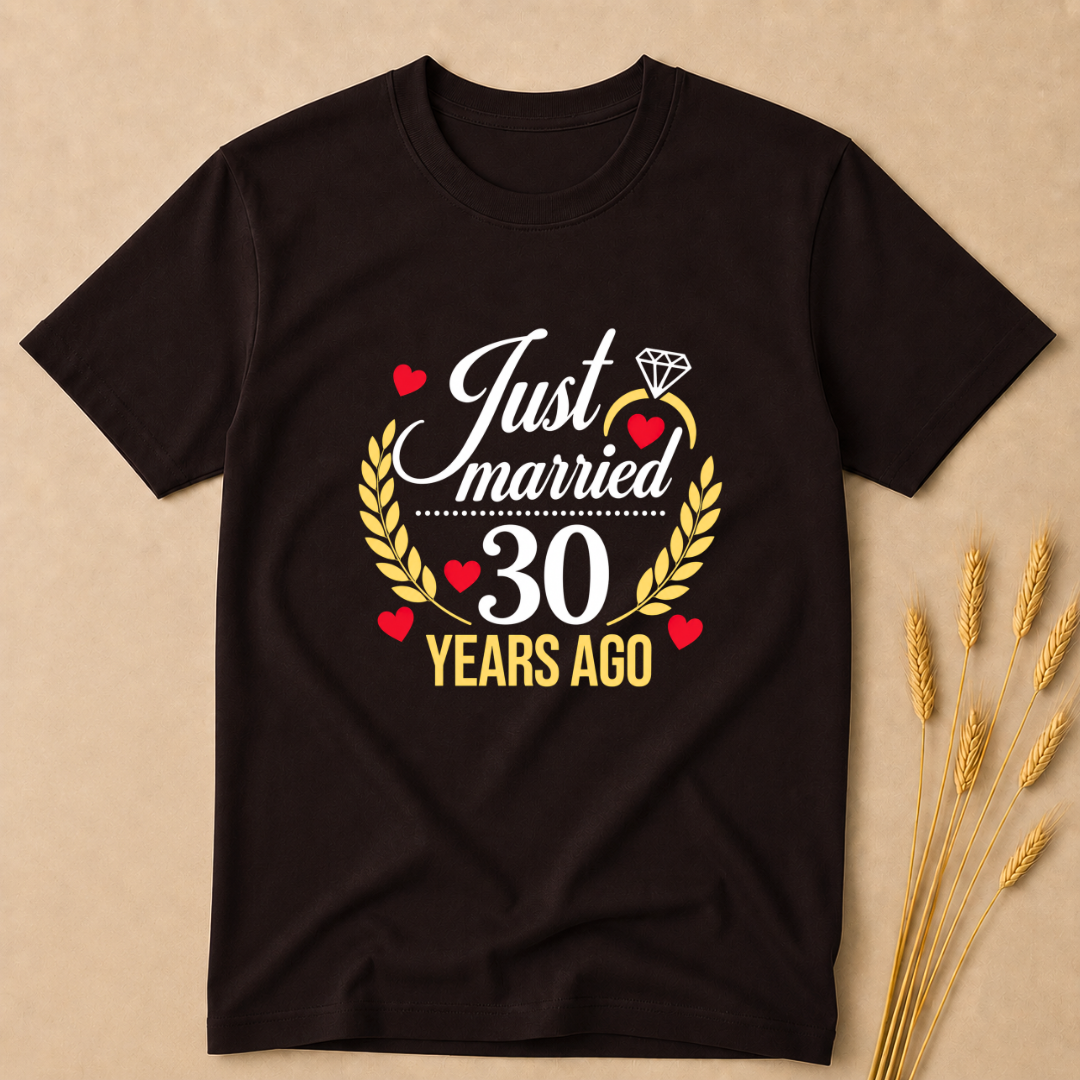 Just Married 30 Years ago T-Shirt