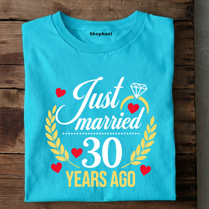 Just Married 30 Years ago T-Shirt