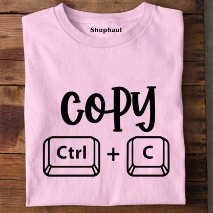 Copy Paste combo T-Shirt Copy Paste combo T-Shirt - Light Baby Pink / S